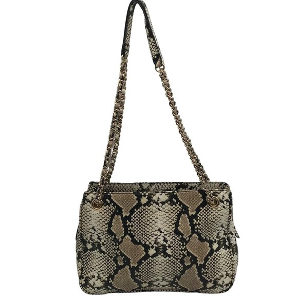 I.N.C. International Concepts Deliz Medium Snake Embossed Chain Shoulder Bag - Picture 1 of 11